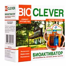 Биобактерии Bioclever средство очистки дачных садовых туалетов и шамбо
